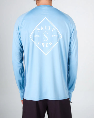 Salty Crew Tippet Pinnacle Long Sleeve - Light Blue