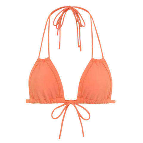 Montce Euro Bow Bikini Top - Coral