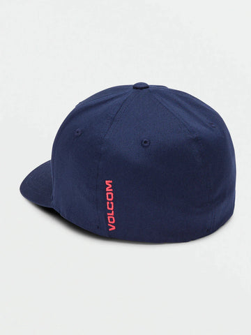 Volcom Boys Full Stone Flexfit Hat - Navy Combo