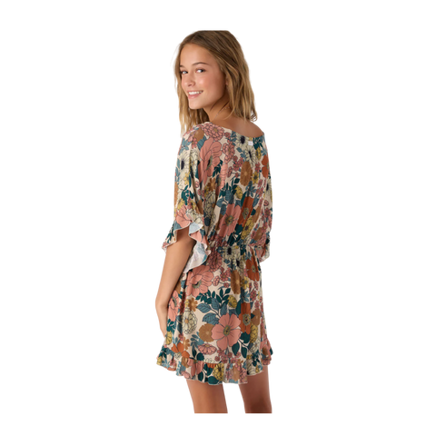O'Neill Girls Yumi Dress - All Over Floral