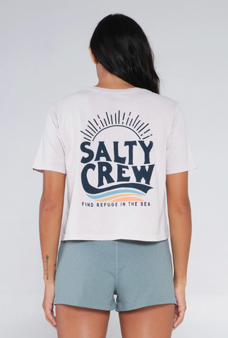 Salty Crew The Wave Crop Tee - Natural