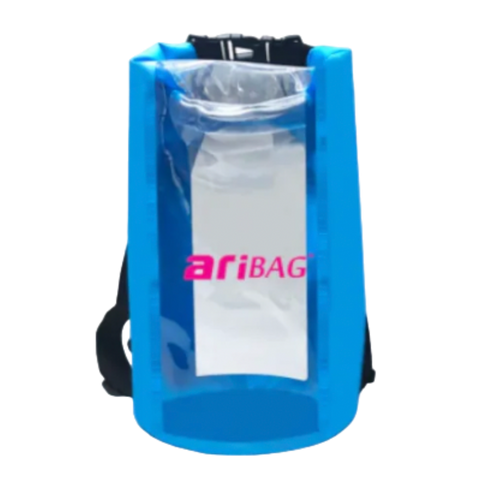 Aryca Aribag Transparent Dry Bag 20L - Bright Blue