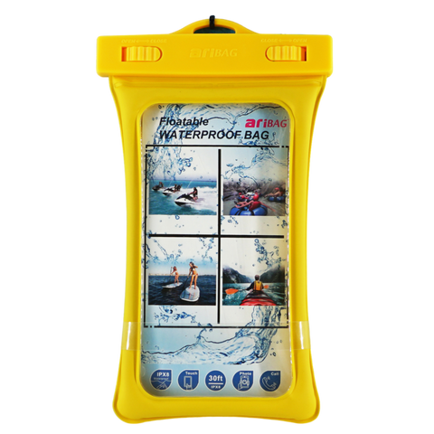 Aryca Aribag Floating Waterproof Phone Case - Yellow