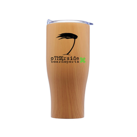 Otherside Insulated Travel Cup - Beachwood (light wood)