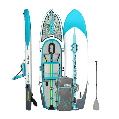 Bote Aero Rackham Apex Inflatable Paddleboard - Bugslinger Silver King