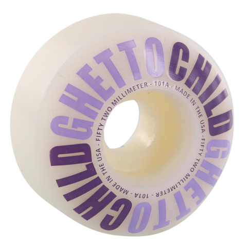 Ghetto Child Classic Logo Skate Wheels- Purple