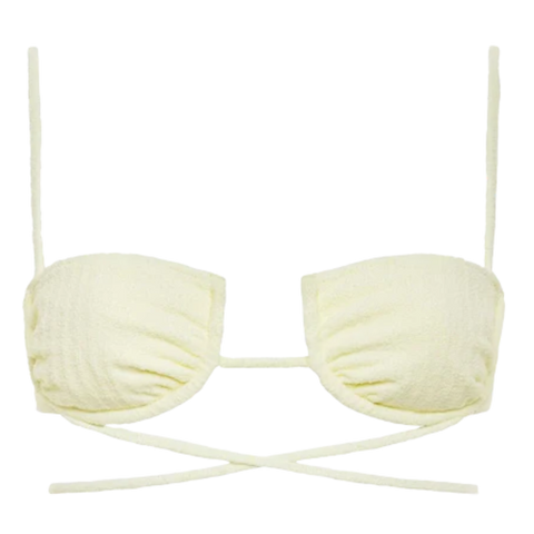 Montce Simone Bikini Top - Buttercream Rib