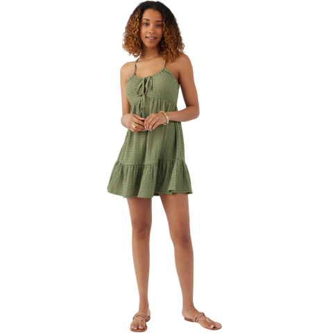O'neill Saige Dress - Oil Green