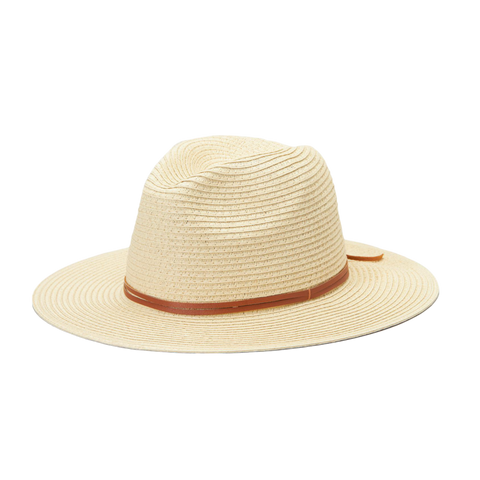 Rusty Gisele Straw Hat - Natural