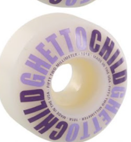 Ghetto Child Classic Logo Skate Wheels 52mm
