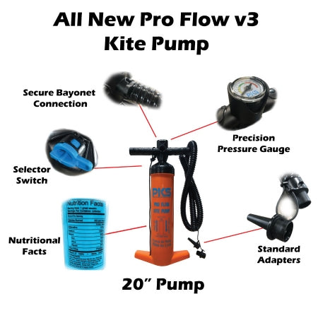 PKS Pro Flow Kite Pump V3 20"