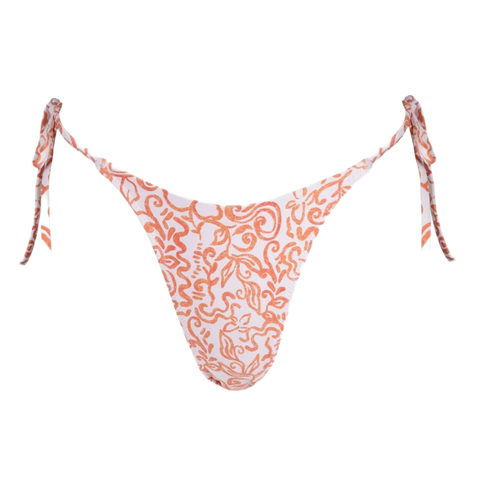 Rhythm Islander Hi Cut Tie Side Floral Bikini Bottom