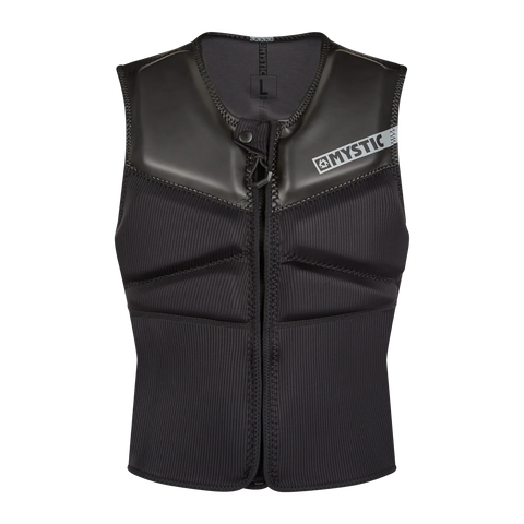 Mystic Block Kite Impact Vest Front Zip- Black