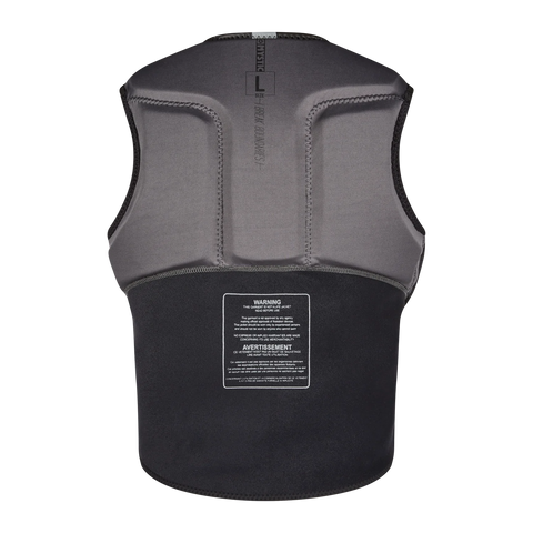 Mystic Block Kite Impact Vest Front Zip- Black