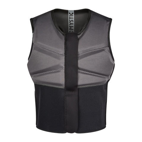 Mystic Block Kite Impact Vest Front Zip- Black