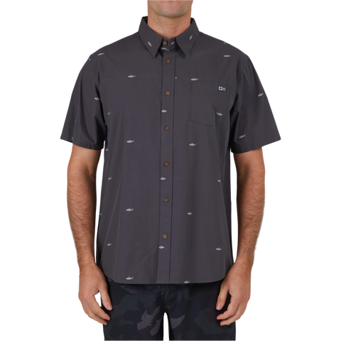 Salty Crew Bruce Button Down - Charcoal