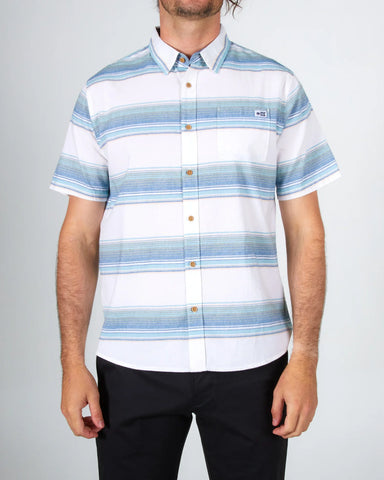 Salty Crew Outskirts Short Sleeve Button Up - Cream