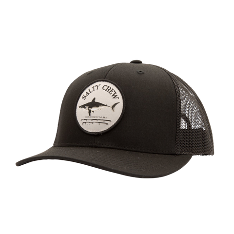 Salty Crew Bruce Retro Trucker Hat - Black