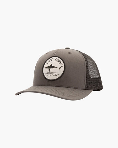 Salty Crew Bruce Retro Trucker Hat - Charcoal/Black