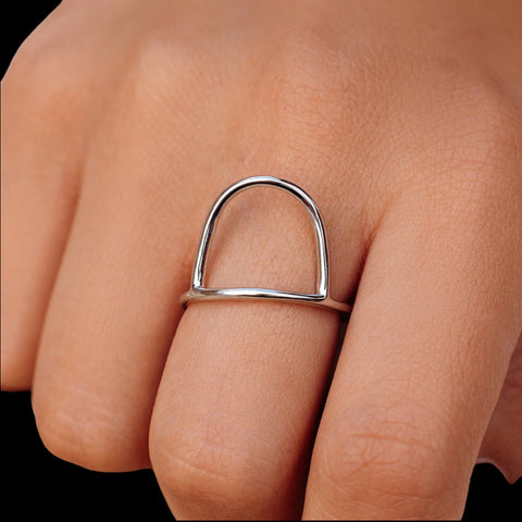 Pura Vida Arch Statement Ring - Silver