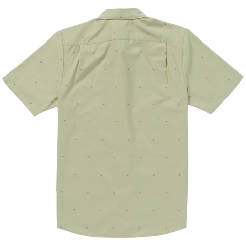 Volcom Bankstone Woven Button Down - Green Tea