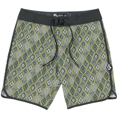 Volcom Inherent Scallop Mod Tech Trunks - Thyme Green