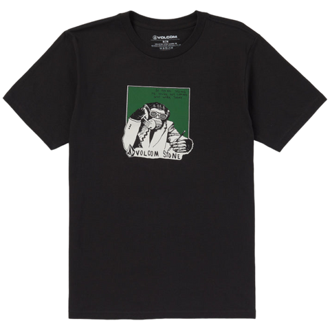 Volcom Monkeybiz Short Sleeve Tee - Black