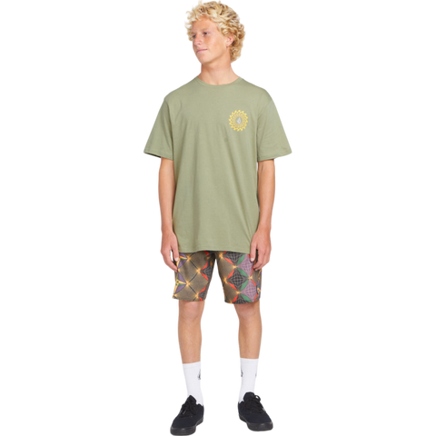 Volcom Easy Orbit Tee - Green Tee