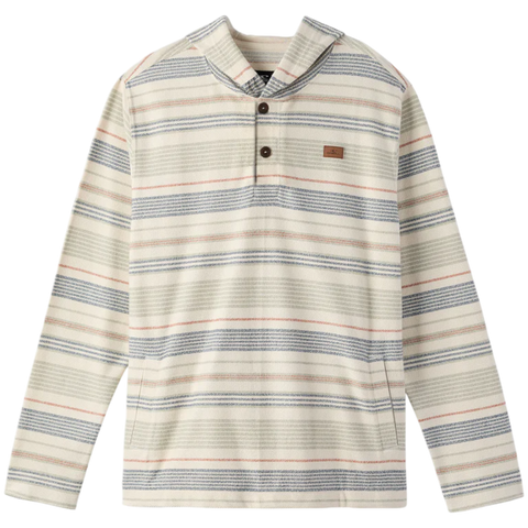 Bavaro Boys Stripe Poncho Pullover - Cream