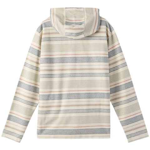 Bavaro Boys Stripe Poncho Pullover - Cream