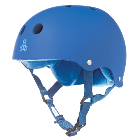 Triple 8 Brainsaver Skate Helmet - Royal Rubber