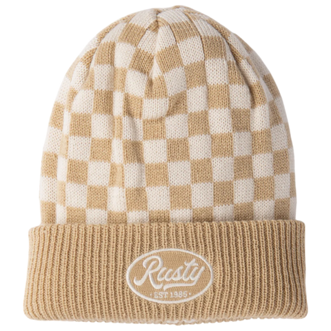 Rusty Check Mate Beanie