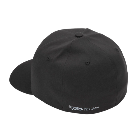 Volcom Stone Tech Flexfit Delta Hat - Black
