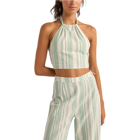 Rhythm Dinero Stripe Halter Top