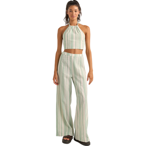 Rhythm Dinero Stripe Halter Top