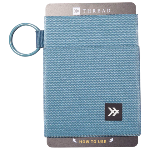 Thread Elastic Wallet - Surf Blue