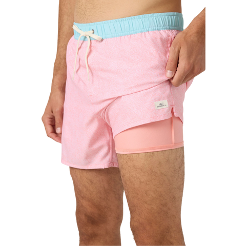 O'Neill Hermosa Light Lined Volley 15 Boardshorts - Candlelight