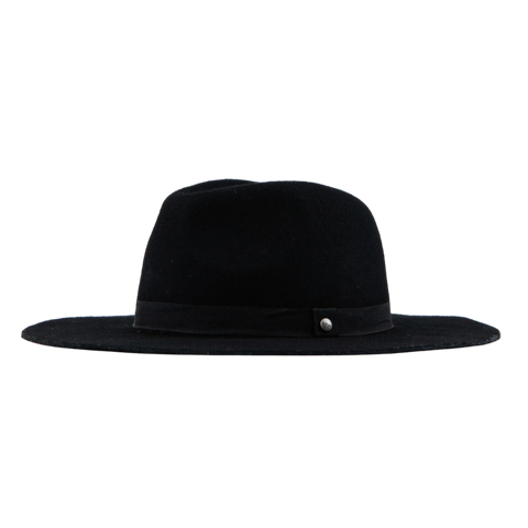 Rusty Gisele Felt Hat - Black