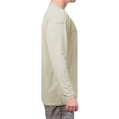 Anetik Low Pro Tech Long Sleeve Shirt - Stone Heathered