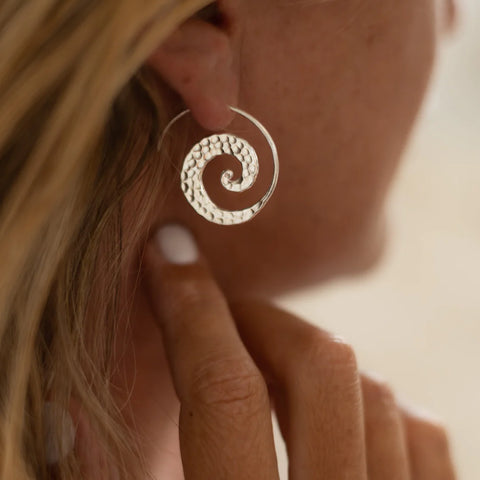 Embella Echo Spiral Earrings