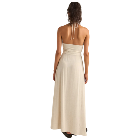 Rhythm Santana Cut-out Maxi Dress - Oat