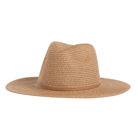 Rusty Gisele Straw Hat - Natural