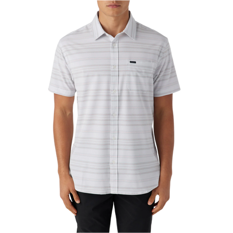 O'Neill Trvlr UPF Traverse Stripe Button Down - Fog