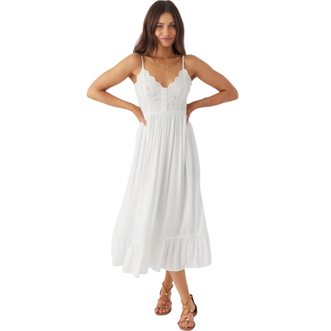 O'Neill Shiba Maxi Dress - White