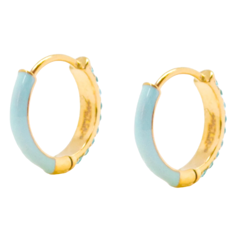 Salty Cali Gleam Mini Hoop Earrings