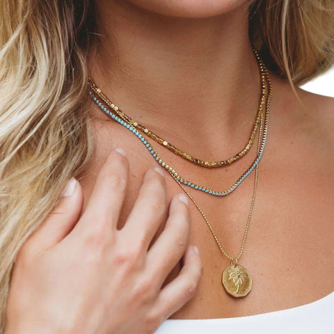 Salty Cali Cocos Coin Necklace