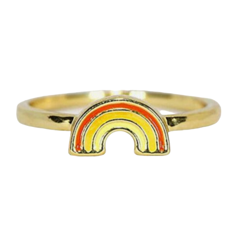Pura Vida Rainbow Ring - Gold