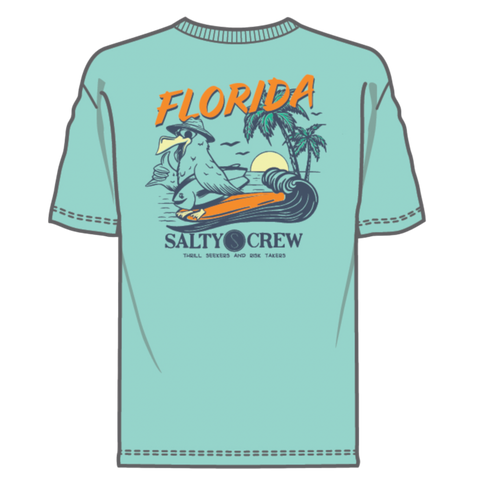 Salty Crew Florida Peli Tee - Sea Foam