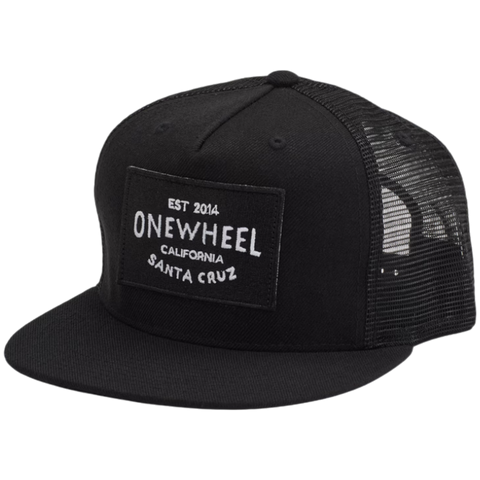 Onewheel 6 Panel Decky Original Trucker Hat - Black