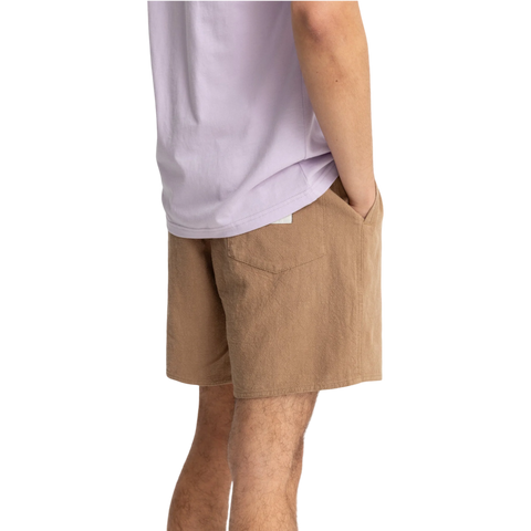 Rhythm Classic Linen Jam Shorts - Cedar